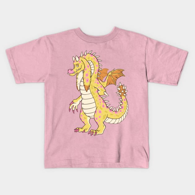 Pineapple the Dragon Kids T-Shirt by JenniferSmith